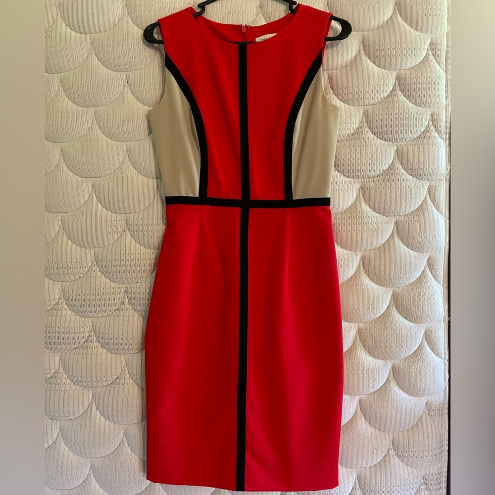 Calvin Klein Color Block Dress